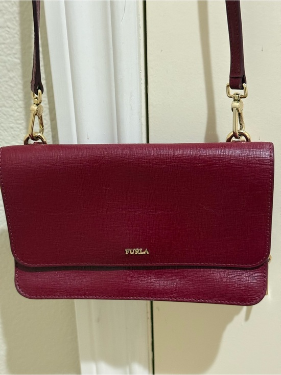 Furla Handbags - Furla Riva 2 in 1 Separable Wallet & Crossbody Bag Deep Raspberry Pink